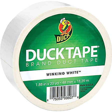 1 Duck Max Strength 240866 Duct Tape 1-Pack 1.88 Inch x 35 Yard White 