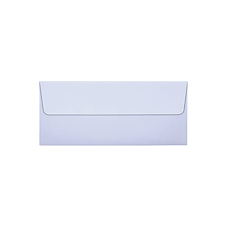 LUX #10 Square-Flap Invitation Envelopes, Gummed Seal, Lilac, Pack Of 500