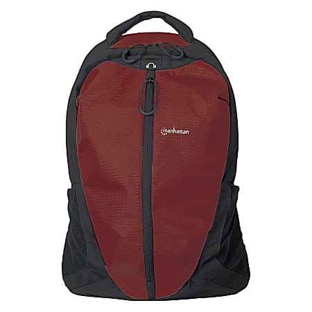 Manhattan Airpack 15.6" Laptop Backpack, Red/Black