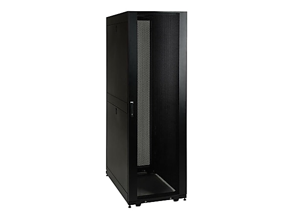 Tripp Lite 45U Rack Enclosure 32" Depth w/ Doors & Sides 3000lb Capacity - Rack cabinet - black - 45U