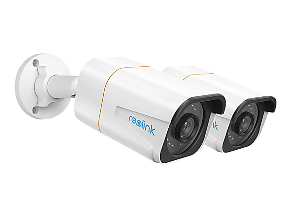 Reolink B5K - Network surveillance camera - bullet - weatherproof - color (Day&Night) - 10 MP - 4096 x 2512 - fixed focal - audio - LAN - H.265 - PoE (pack of 2)