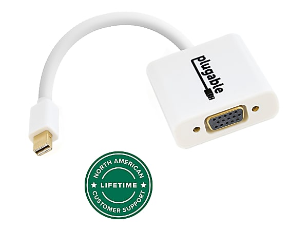 Plugable Mini DisplayPort (Thunderbolt 2) to VGA Adapter, MDPMVGAF
