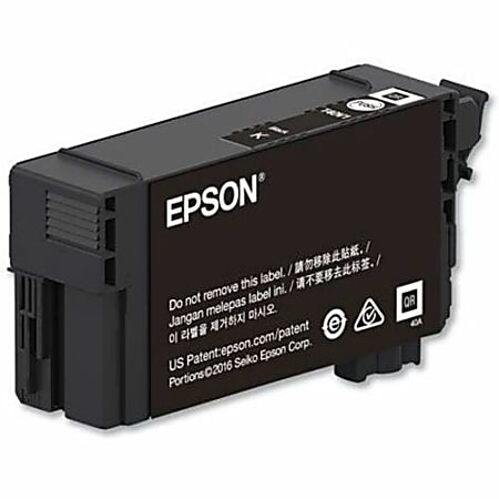Epson UltraChrome XD2 T40V Original Standard Yield Inkjet Ink Cartridge - Black - 1 Pack - Inkjet - Standard Yield - 1 Pack