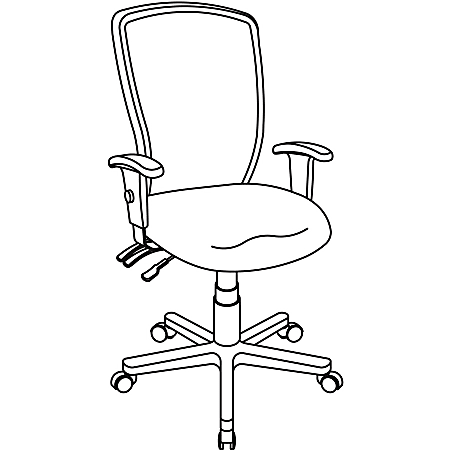 Lorell new arrivals ergomesh chair