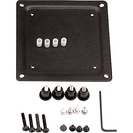 Ergotron - Mounting component (conversion plate) - for monitor - steel - black