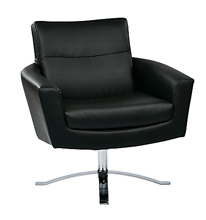 Office Star™ Avenue Six Nova Arm Chair, Black/Chrome