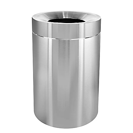 Alpine Commercial Indoor Trash Can, 50 Gallon, Stainless Steel