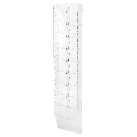 Hanging magazine rack best sale