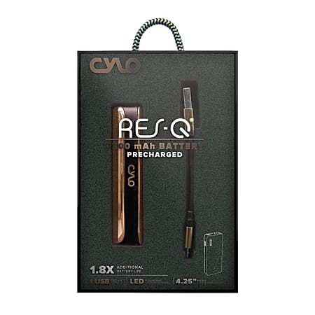 CYLO 3200mAh Metallic Power Bank, Rose Gold