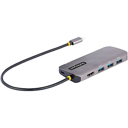 StarTech.com USB C Multiport Adapter - Portable USB-C Dock to 4K