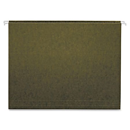 Globe-Weis Green Hanging Folder - Letter - 8 1/2" x 11" Sheet Size - 11 pt. Folder Thickness - Green - 25 / Box