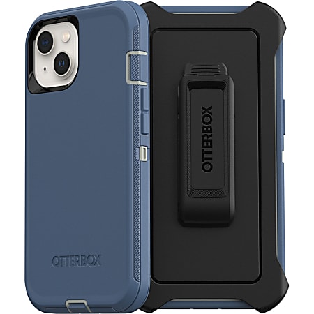 OtterBox Defender Carrying Case Apple iPhone 13 Smartphone - Fort Blue