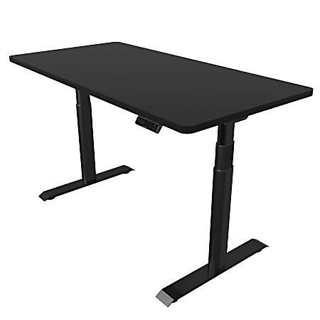 FlexiSpot E8 Electric 55"W Height-Adjustable Standing Desk, Black