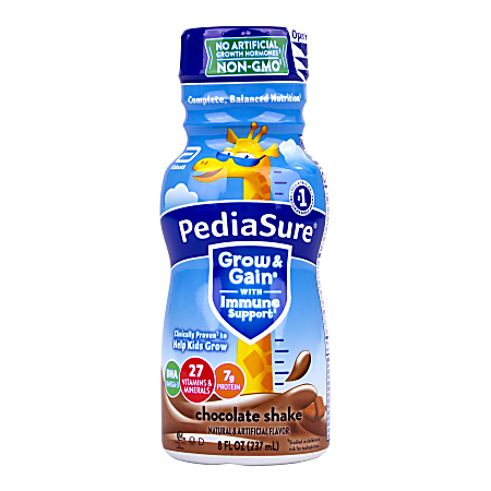 PediaSure Chocolate Shakes, 8 Oz, Pack Of 24 Shakes