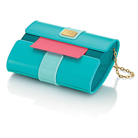 Post-it® Pop-Up Shaped Note Dispenser, Blue Purse