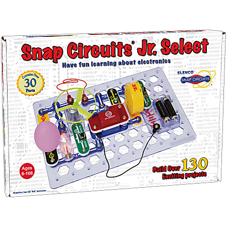Elenco Electronics Snap Circuits Jr. Select, Multicolor, Grade 2 To 12