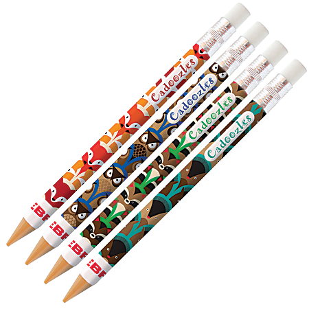 Zebra® Cadoozles Mechanical Pencils, 0.9 mm, Multicolor Barrels, Pack Of 10