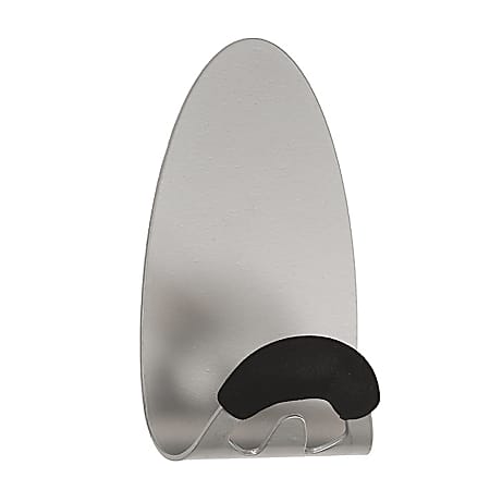 Alba Magnetic Padded Foam Hook, Brushed Chrome