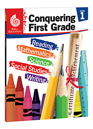 Shell Education Conquering The Grades, Grade 1, Red