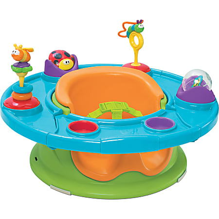 Summer Infant 3-Stage SuperSeat - Gender Neutral - 3-Stage Support Seat - Soft Foam Insert - 360 Rotating Tray - 3-Point Saftey Harness