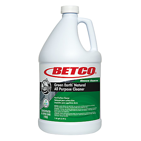 Betco® Green Earth® Natural All-Purpose Cleaner, Emerging Storm Scent, 128 Oz Bottle, Case Of 4