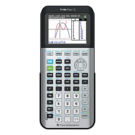 censuur atleet Steken Texas Instruments TI 84 Plus CE Color Graphing Calculator Space Gray -  Office Depot