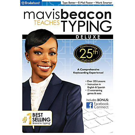 Mavis Beacon Teaches Typing Deluxe - 25th Anniversary Edition, Download Version