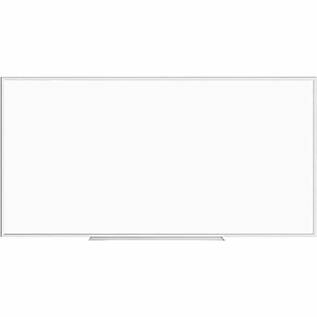 Melamine Whiteboard, 96 X 48, White Surface, Silver Aluminum Frame