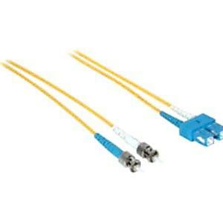 C2G 3m SC ST 9125 OS1 Duplex Singlemode PVC Fiber Optic Cable Yellow 3m ...