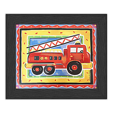 Timeless Frames® Children’s Framed Art, 10” x 8”, Fire Engine