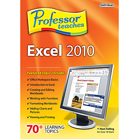 Professor Teaches Excel 2010, Download Version