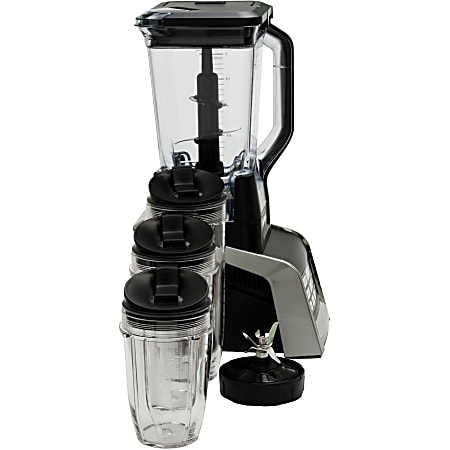 Ninja Nutri Ninja BL682 Table Top Blender 1500 W 2.25 quart 3 ft Plastic Silver Gray