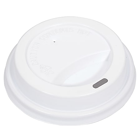 Amscan Paper Cup Lids, White, Pack Of 50 Lids, Case Of 3 Packs