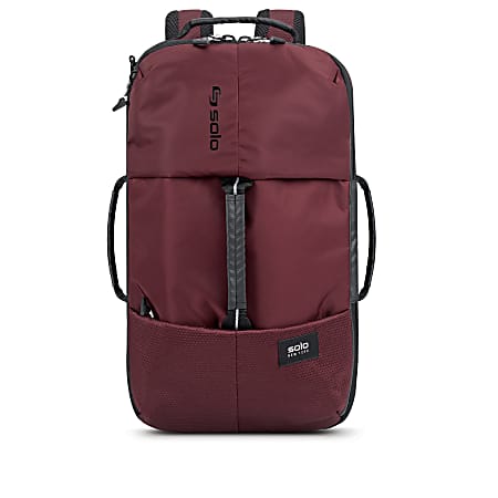 Solo All-Star Hybrid Laptop Backpack, Burgundy