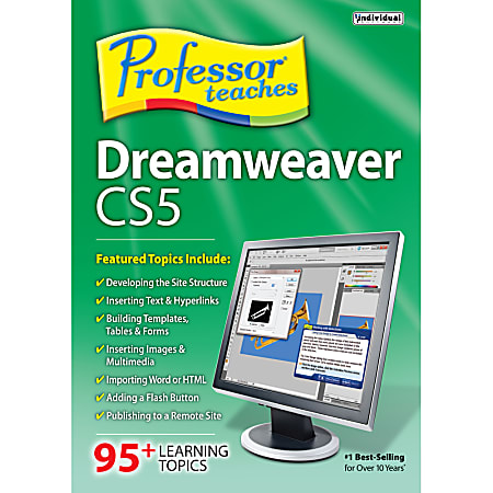 Professor Teaches Dreamweaver CS5, Download Version