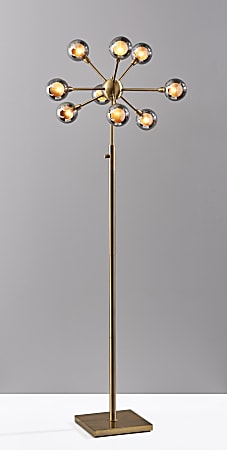 Sputnik floor lamp brass on sale