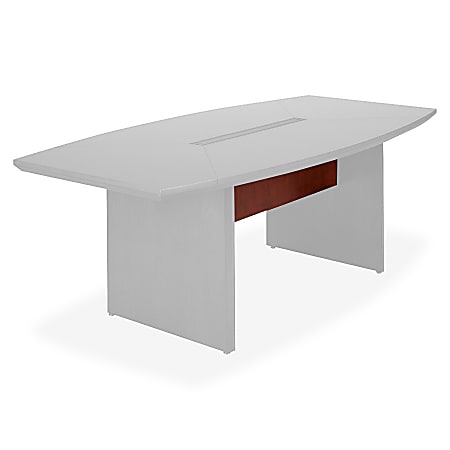 Mayline® Napoli Modesty Panel For Boat-Shaped Conference Table, 10', Sierra Cherry