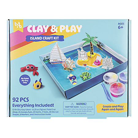 Little Yellow Bicycle&reg; Island Adventure Clay &amp; Play Kit