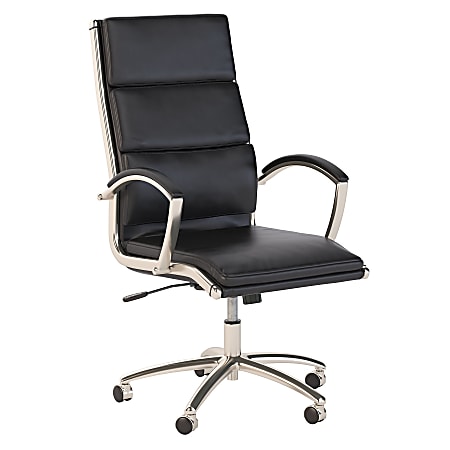 Bush modelo high back shop bonded leather executive office chair