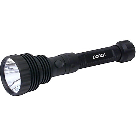Dorcy 41-4299 Flashlight - 1 x LED - 220 lm Lumen - Battery Rechargeable - Anodized Aluminum - Black
