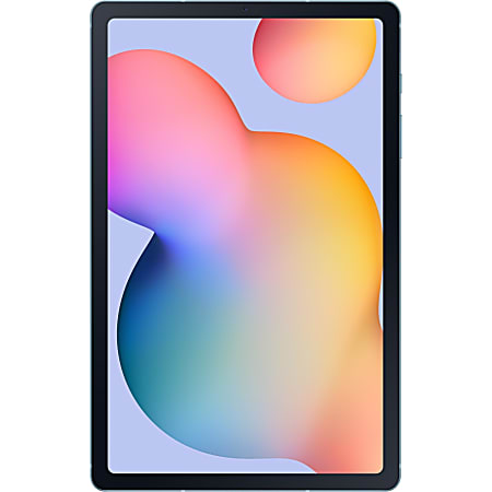 Samsung Galaxy Tab S6 Lite Sm P610 Tablet 10 4 4 Gb Ram 64 Gb Storage Android 10 Angora Blue Office Depot