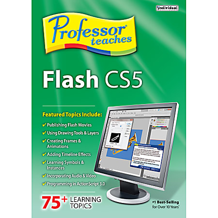 Professor Teaches Flash CS5 Professional, Download Version