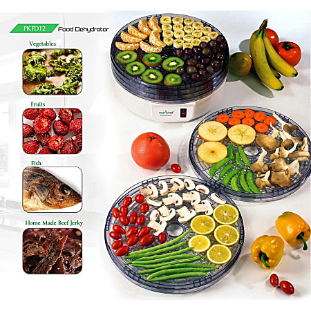New Food Dehydrator NutriChef Kitchen Electric Countertop Food Preserver PKFD12 