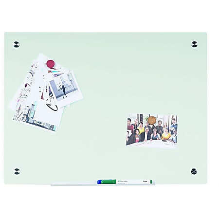 Bi-silque Magnetic Glass Dry Erase Board - 48