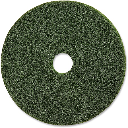 Genuine Joe 20" Scrubbing Floor Pad - 20" Diameter - 5/Carton x 20" Diameter x 1" Thickness - Scrubbing, Floor - 90320
