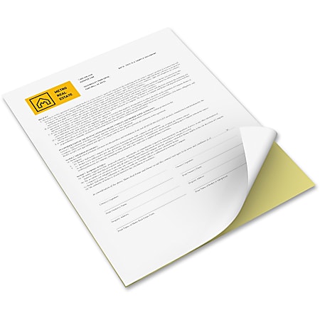 Colored 2-part Laser Paper - Collated, Multi-part Invoice Paper
