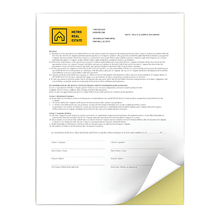 Pack of 500 Employee Time Off Request Forms on 2 Part Carbonless Paper 