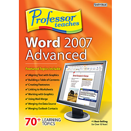 Professor Teaches Word 2007 Advanced , Download Version