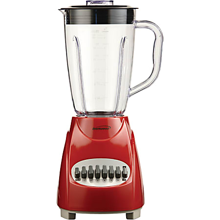 Brentwood® 12-Speed Blender With Plastic Jar, Red