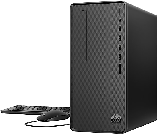 HP M01-F1056 Desktop Computer, AMD Ryzen 5, 8GB Memory, 256GB Solid State Drive, Windows® 11, 1J7R2AA#ABA